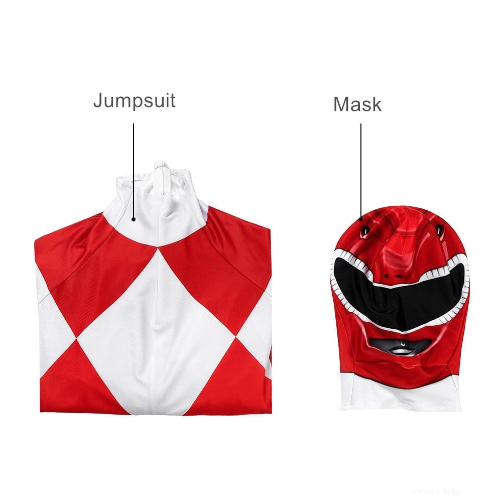 Thermabuild | Halloween Superhero Park Ranger Costume Jumpsuit with Mask