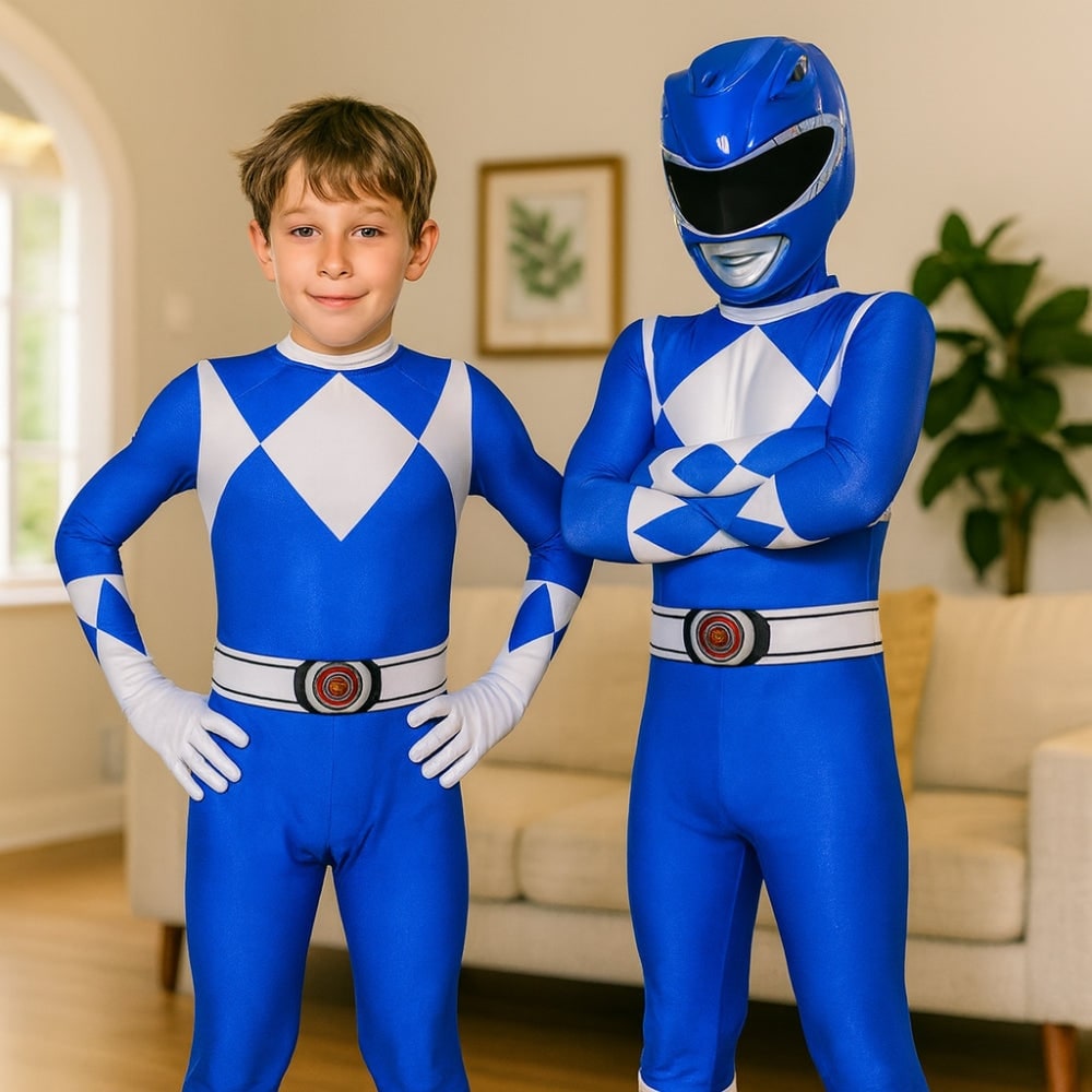 Thermabuild | Halloween Superhero Park Ranger Costume Jumpsuit with Mask