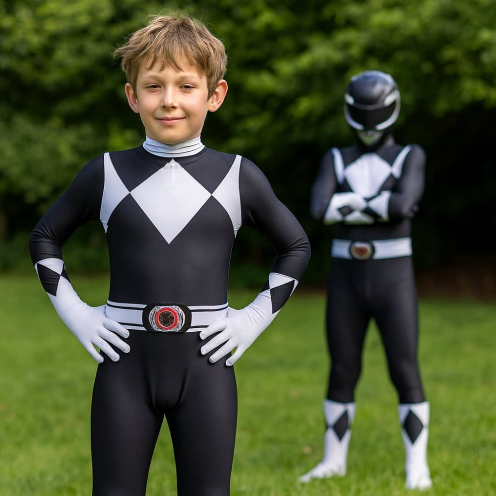 Thermabuild | Halloween Superhero Park Ranger Costume Jumpsuit with Mask