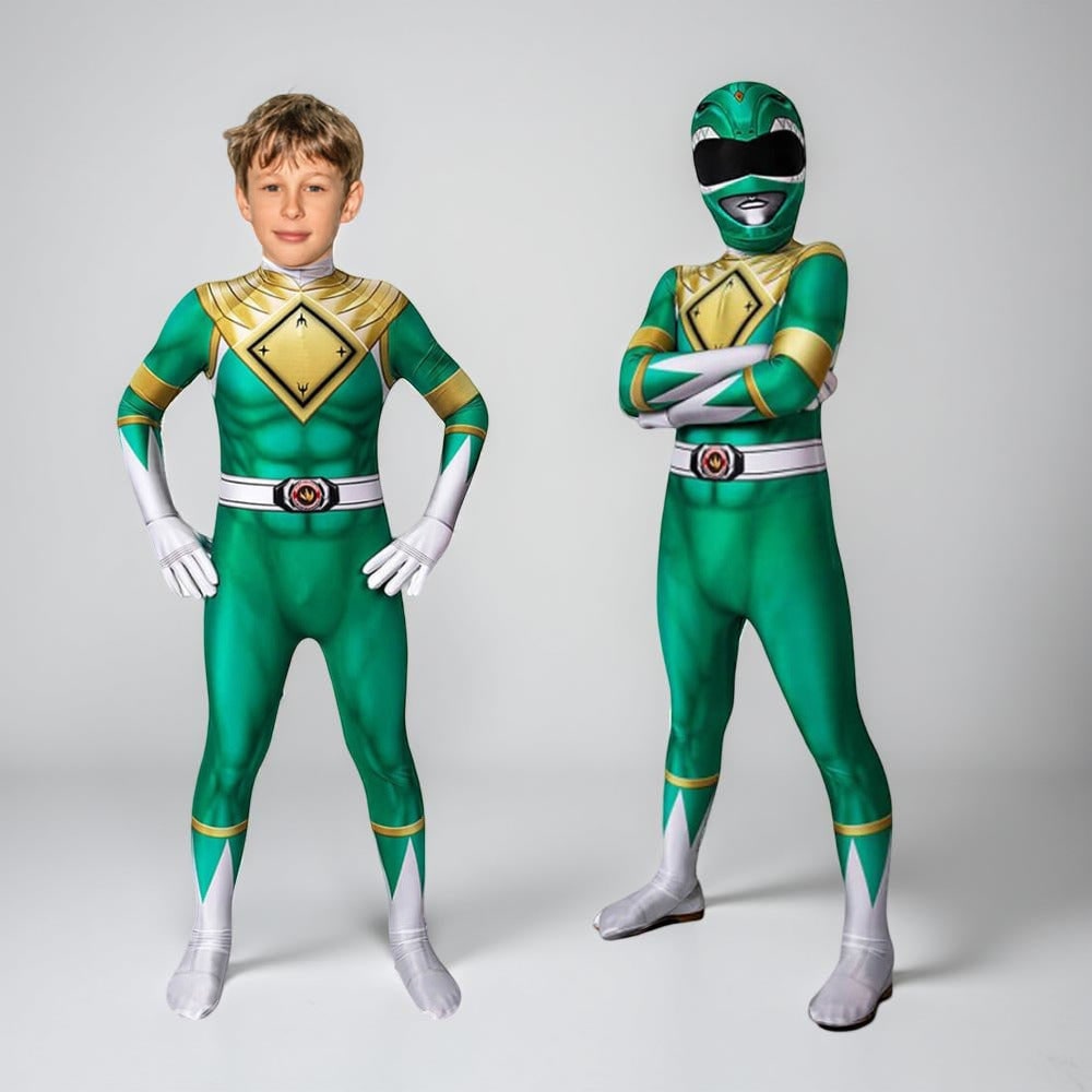 Thermabuild | Halloween Superhero Park Ranger Costume Jumpsuit with Mask
