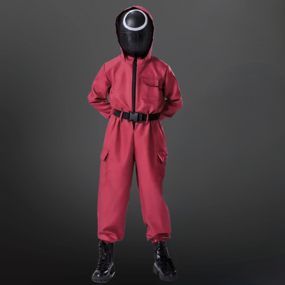 Thermabuild | Halloween survival game Costume Suit with Mask and Toy Gun