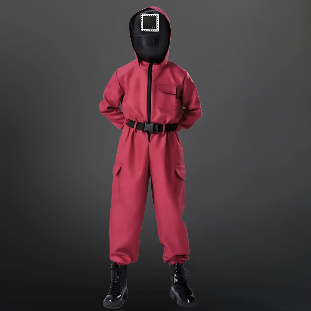 Thermabuild | Halloween survival game Costume Suit with Mask and Toy Gun
