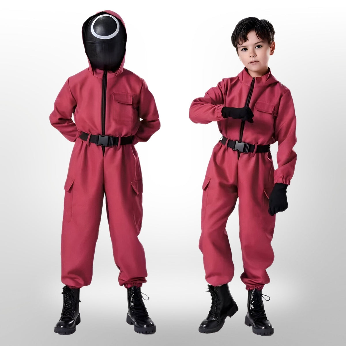 Thermabuild | Halloween survival game Costume Suit with Mask and Toy Gun