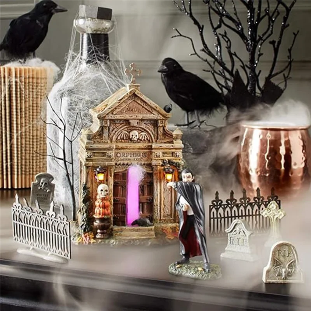 Thermabuild | Halloween Tombstone Decorations and Miniature Figurines for Tabletop Party Decor