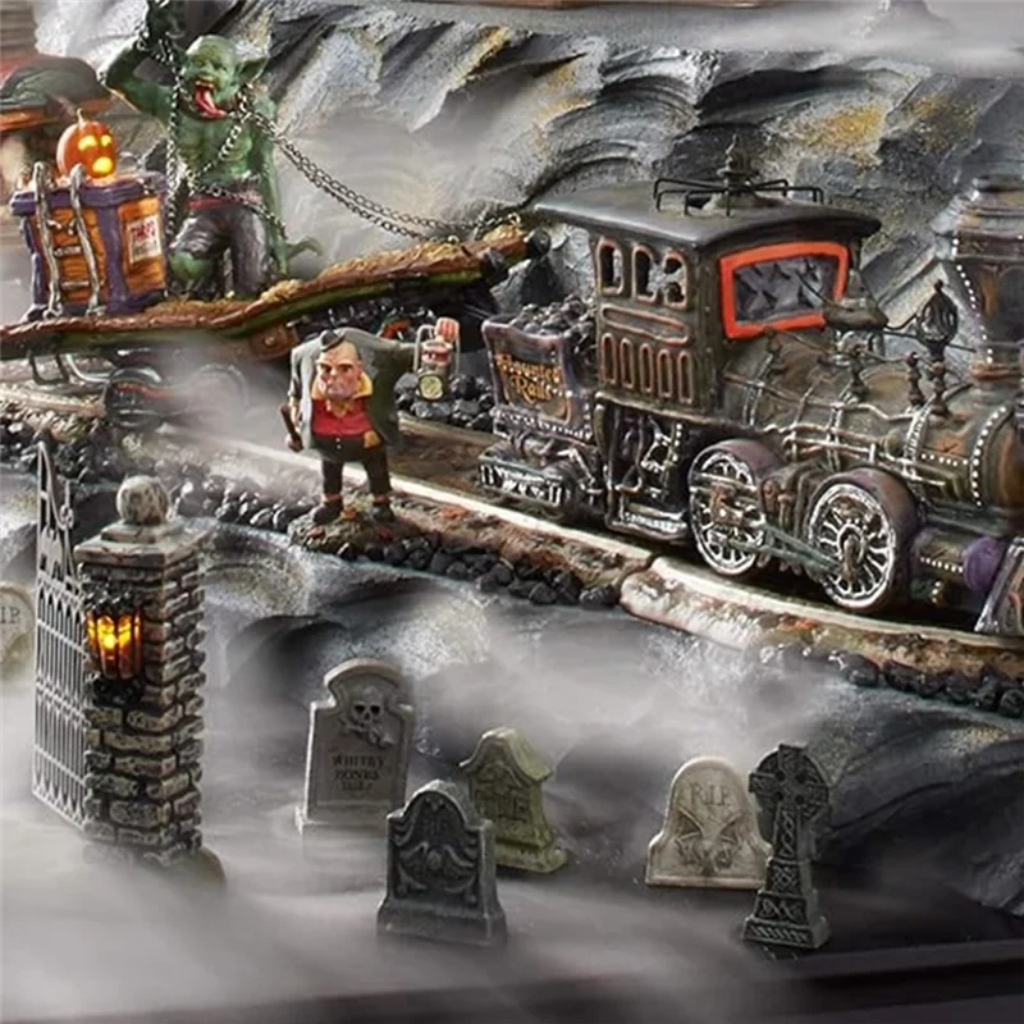 Thermabuild | Halloween Tombstone Decorations and Miniature Figurines for Tabletop Party Decor