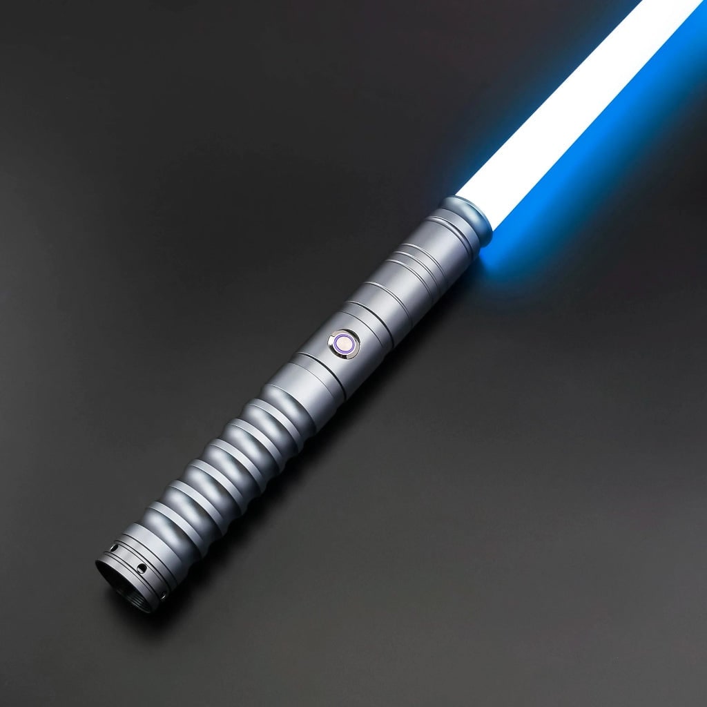 Thermabuild | Halloween Toy Lightsaber Light Up Sword with Rgb LED Blade and Metal Handle for Cosplay Party