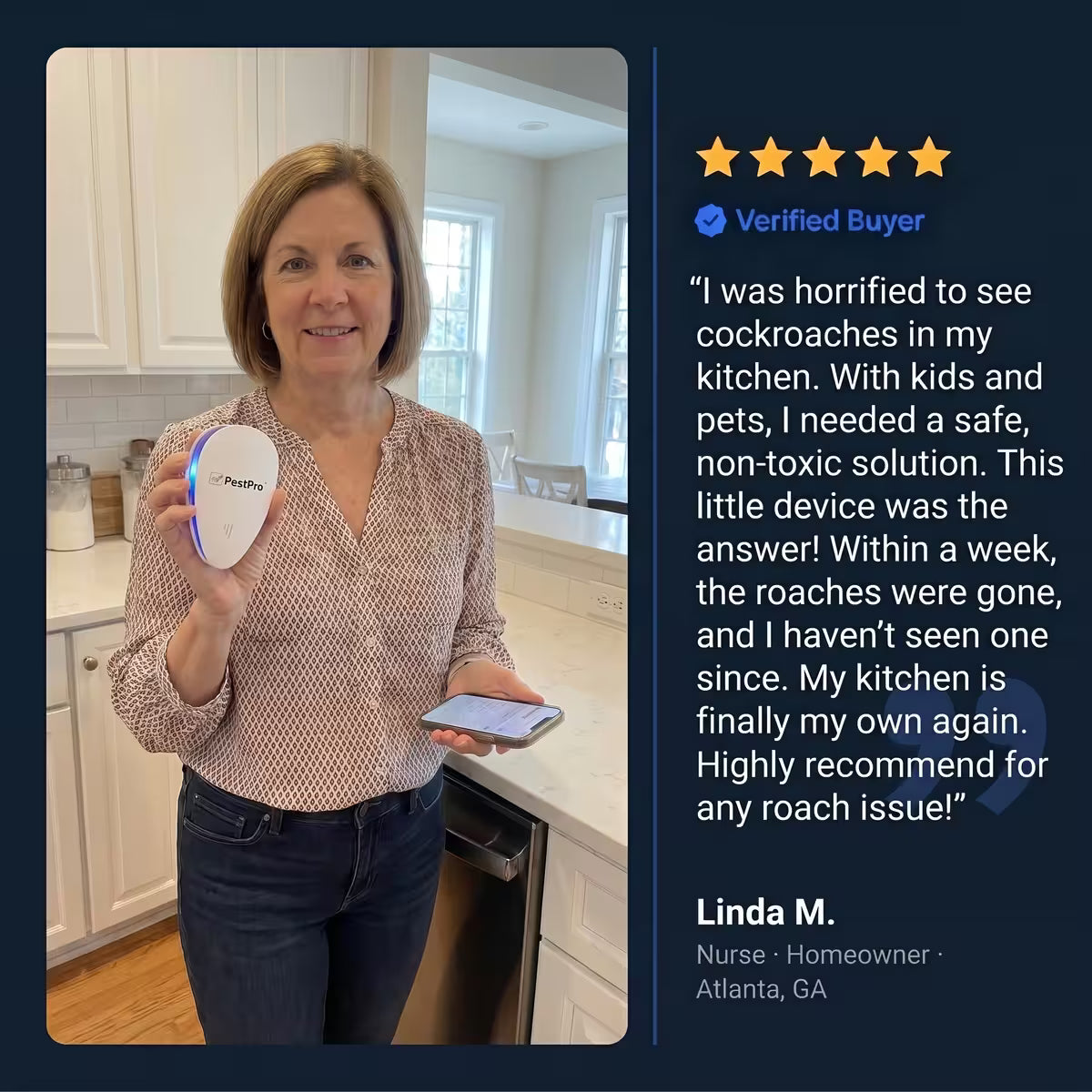 Thermabuild | Plug-In Ultrasonic Pest Repeller – Chemical-Free Variable Frequency Indoor Pest Deterrent