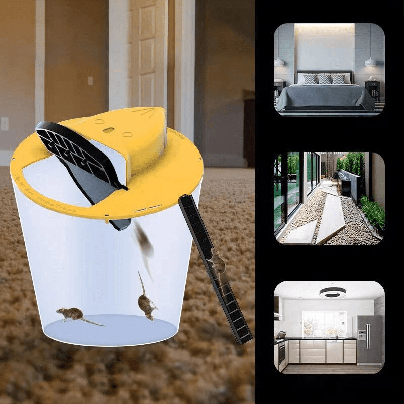 Thermabuild | Humane Bucket Lid Mouse Trap for Multi-Catch & Release
