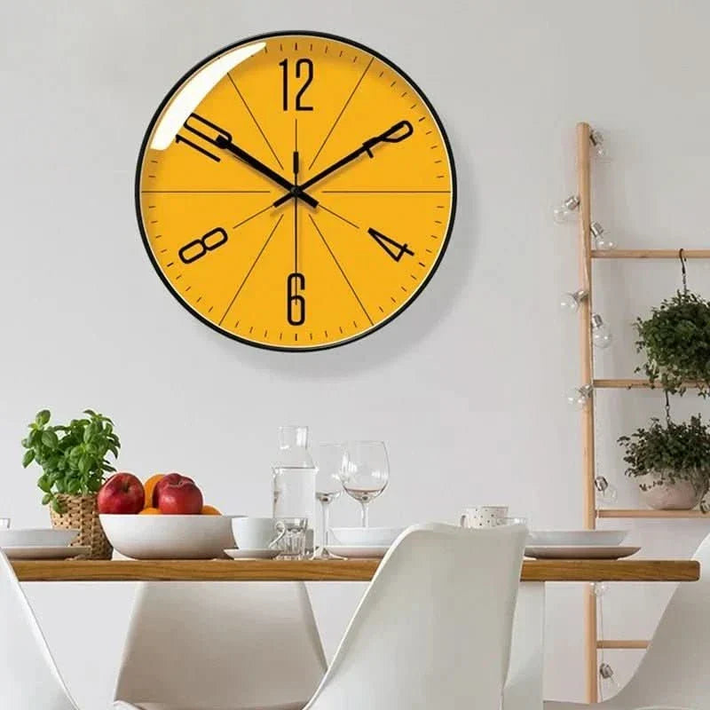Thermabuild | Silent Nordic Wall Clock with Minimalist Design