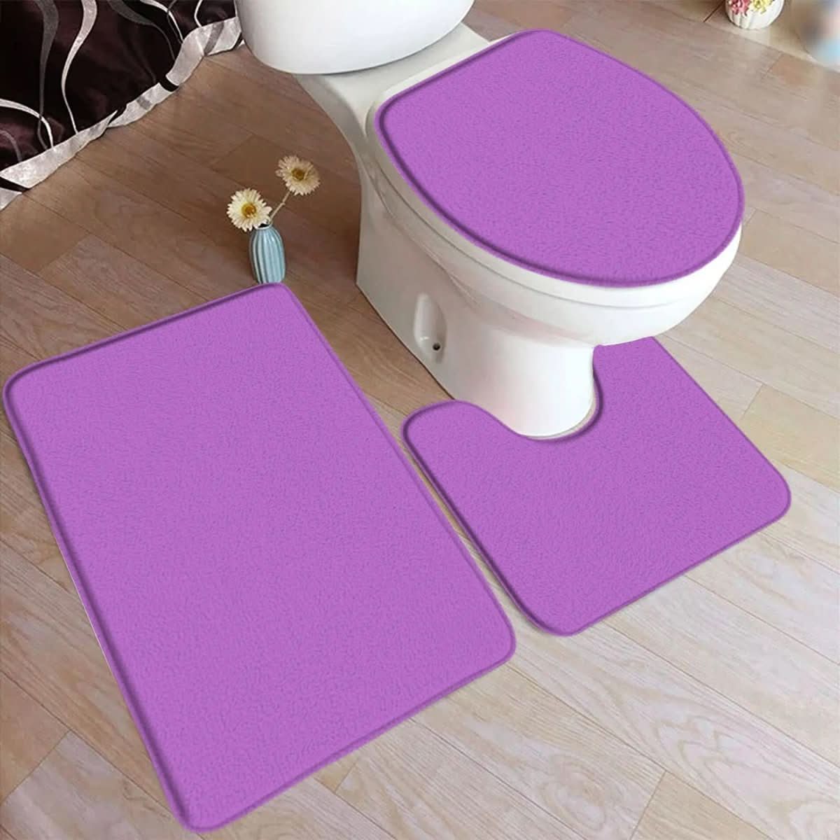Thermabuild | 3-Piece Non-Slip Bathroom Mat Set for Comfort & Safety