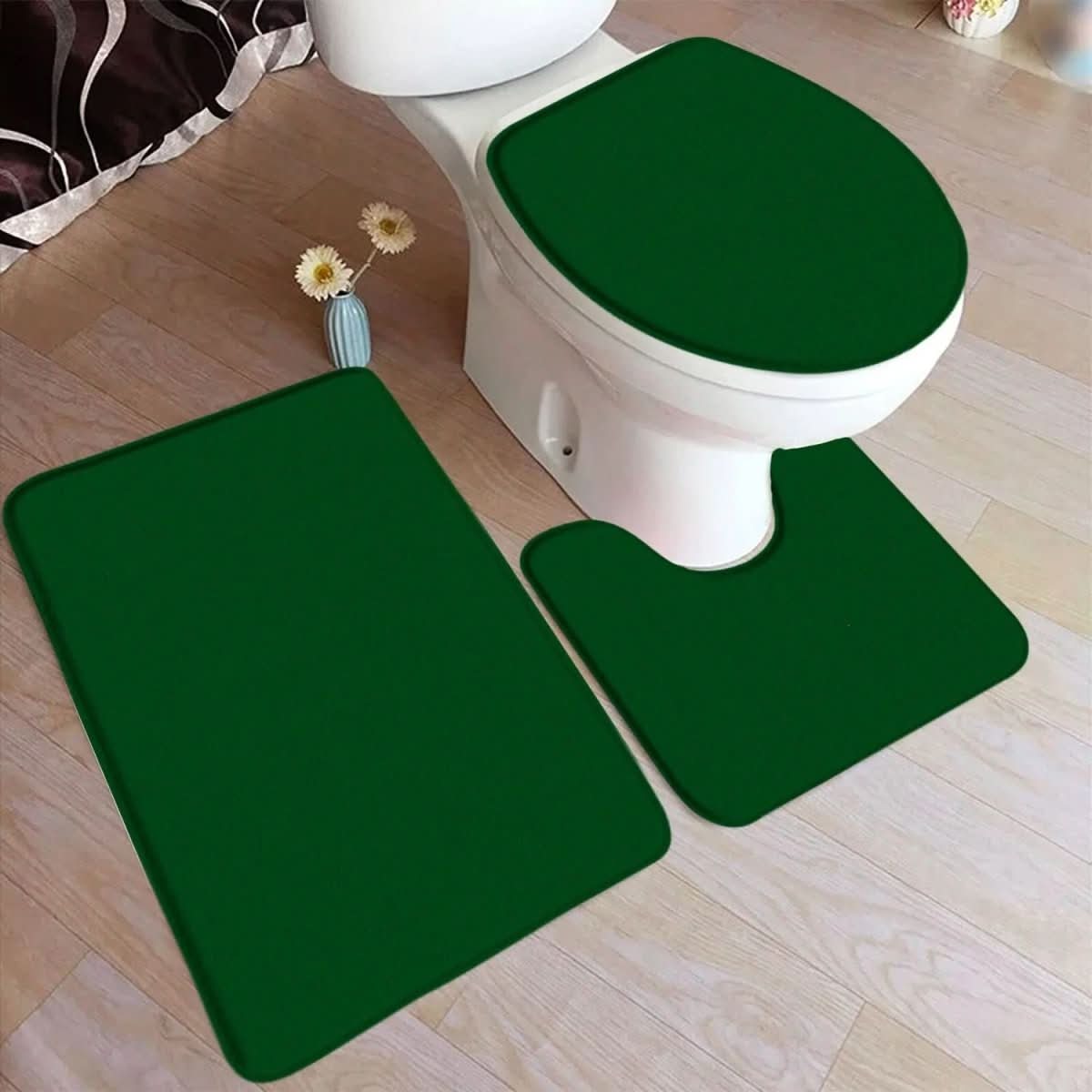 Thermabuild | 3-Piece Non-Slip Bathroom Mat Set for Comfort & Safety