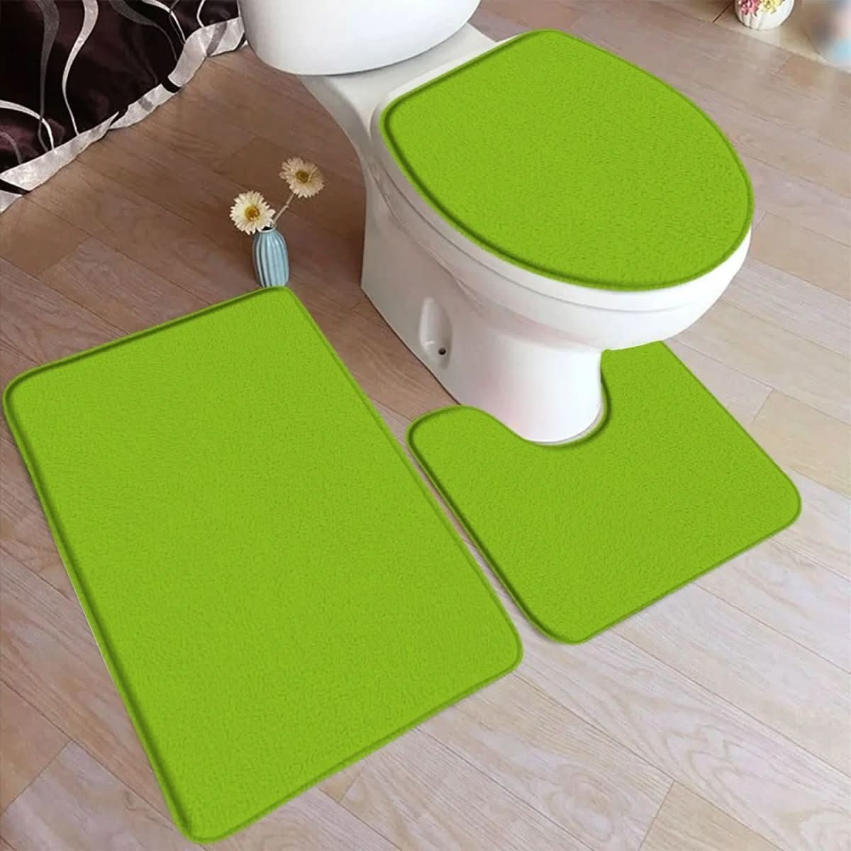 Thermabuild | 3-Piece Non-Slip Bathroom Mat Set for Comfort & Safety