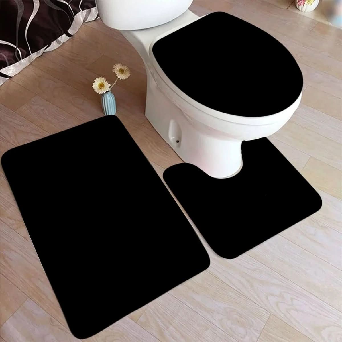 Thermabuild | 3-Piece Non-Slip Bathroom Mat Set for Comfort & Safety