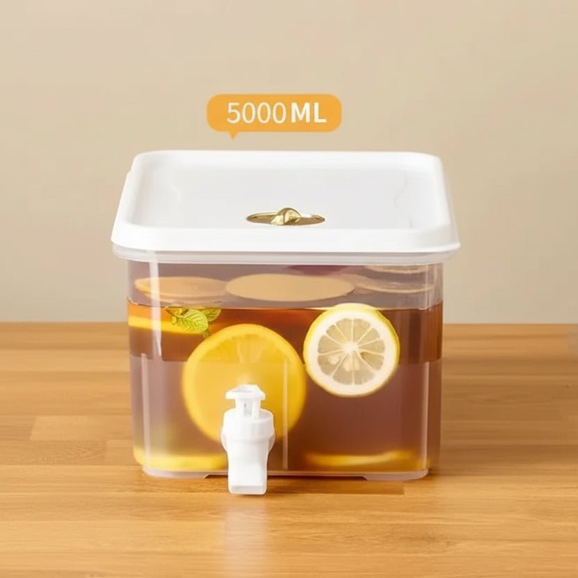 Thermabuild | 5L Cold Water Dispenser with Easy-Pour Faucet, Strong PP Plastic Build