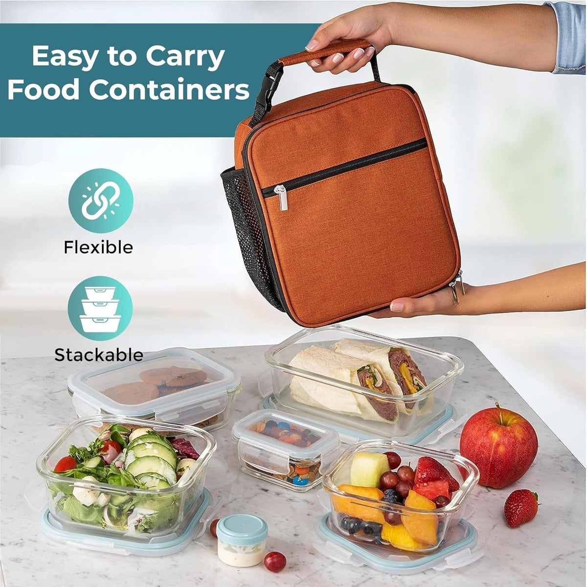 Thermabuild | 35-piece food storage container set