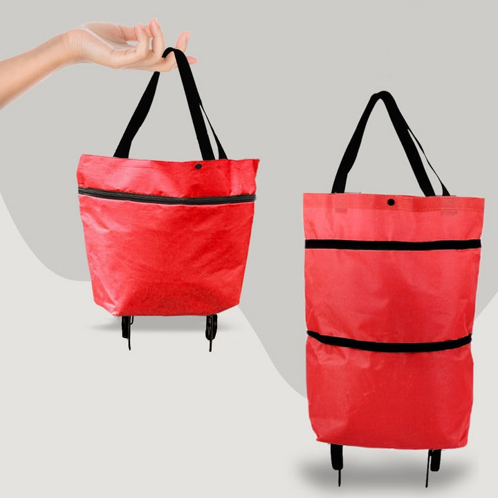 Thermabuild | 2-in-1 Foldable Shopping Bag with Wheels