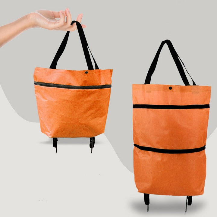 Thermabuild | 2-in-1 Foldable Shopping Bag with Wheels