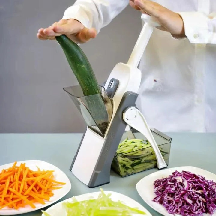 Thermabuild | 5-in-1 Vegetable Slicer with Collecting Tray