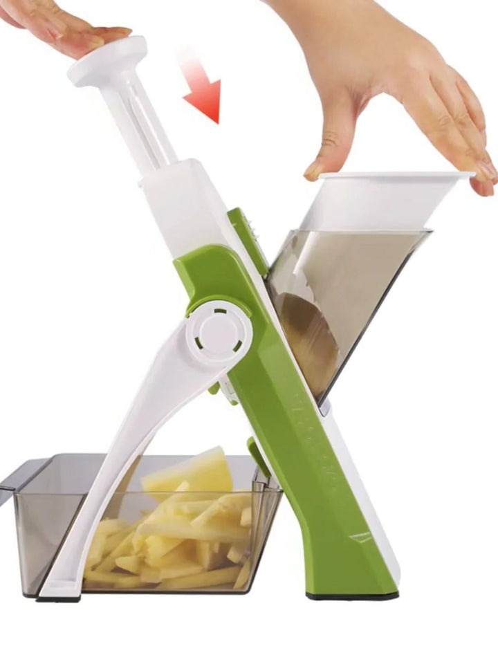 Thermabuild | 5-in-1 Vegetable Slicer with Collecting Tray