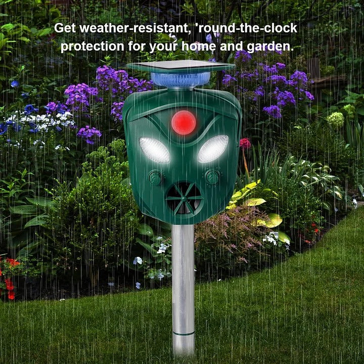 Thermabuild | 360° Solar Ultrasonic Animal Repeller