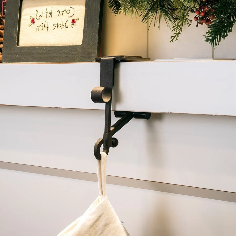Thermabuild | Adjustable Fireplace Stocking and Garland Hanger Set