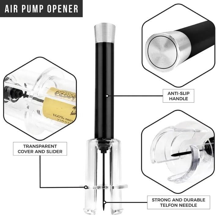 Thermabuild | Air-Assist Wine Bottle Opening Set