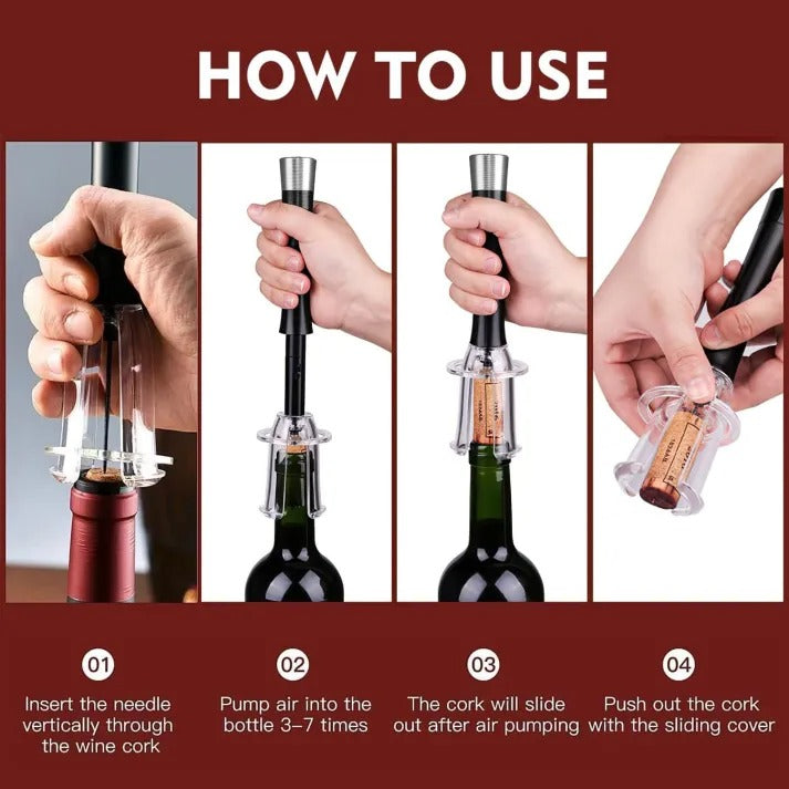 Thermabuild | Air-Assist Wine Bottle Opening Set