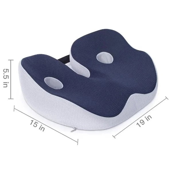 Thermabuild | Adjustable Memory Foam Sit Bone Relief Seat Cushion