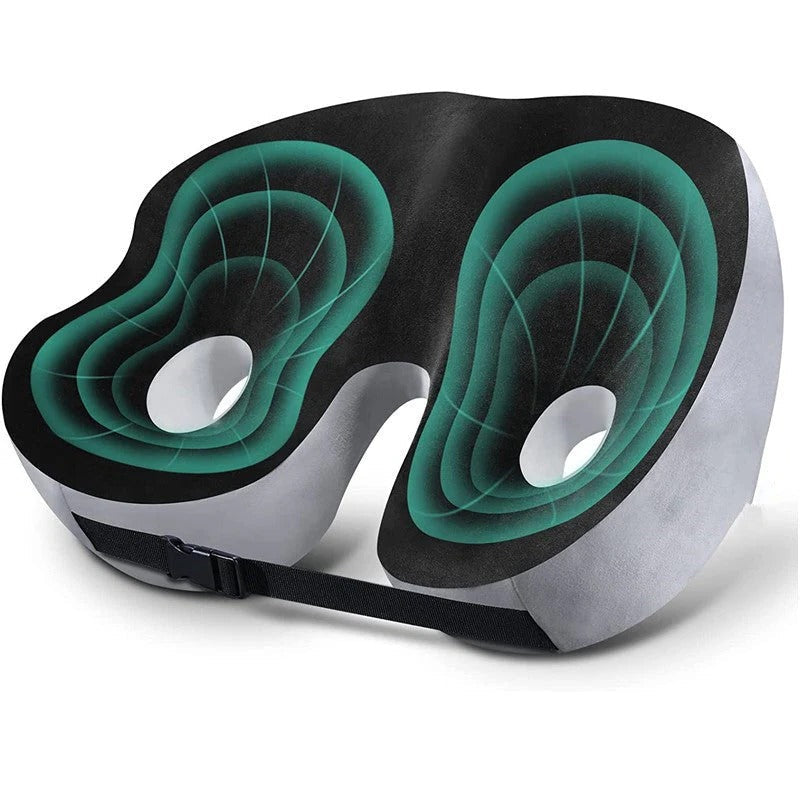 Thermabuild | Adjustable Memory Foam Sit Bone Relief Seat Cushion