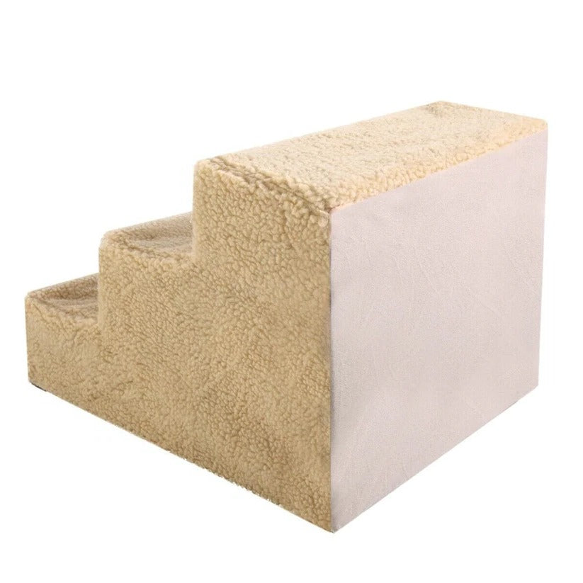Thermabuild | 3 Step Portable Dog Stairs For Tall Bed