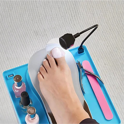 Thermabuild | Adjustable Pedicure Rest with LED Magnifier