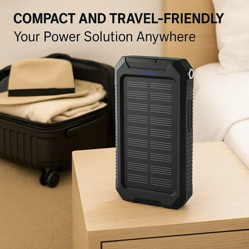 Thermabuild | 500000mAh Solar Charger Waterproof Power Bank External