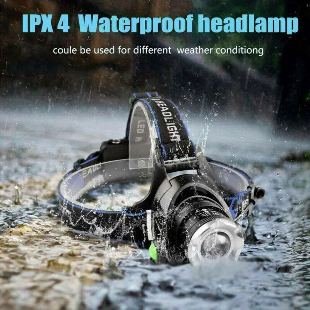 Thermabuild | 990000LM Rechargeable LED Headlamp