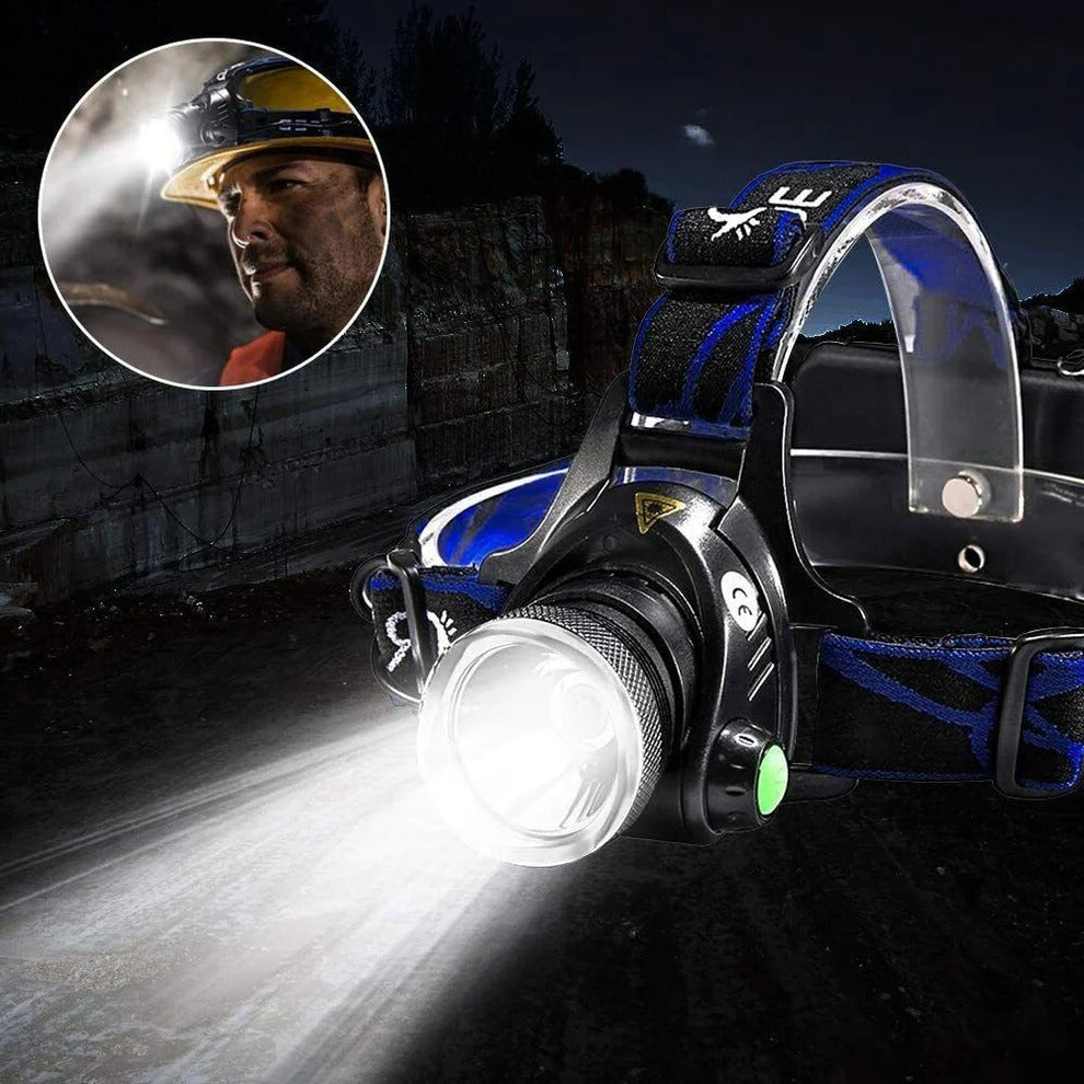Thermabuild | 990000LM Rechargeable LED Headlamp