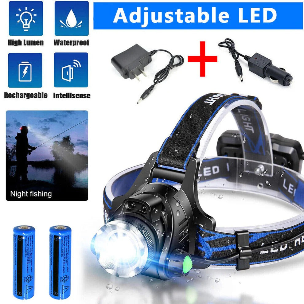 Thermabuild | 990000LM Rechargeable LED Headlamp