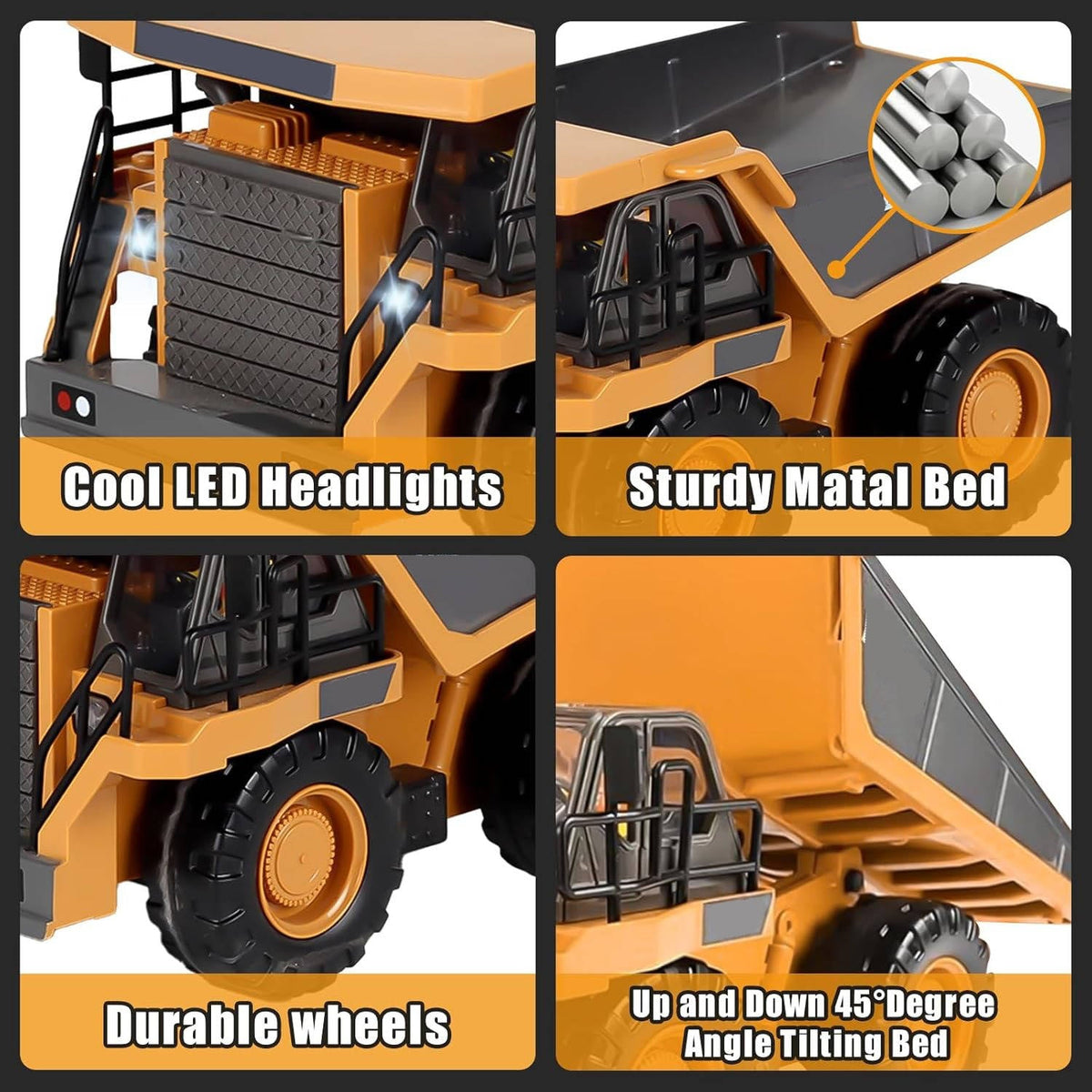 Thermabuild | 4WD Remote Control Excavator Bulldozer Dump