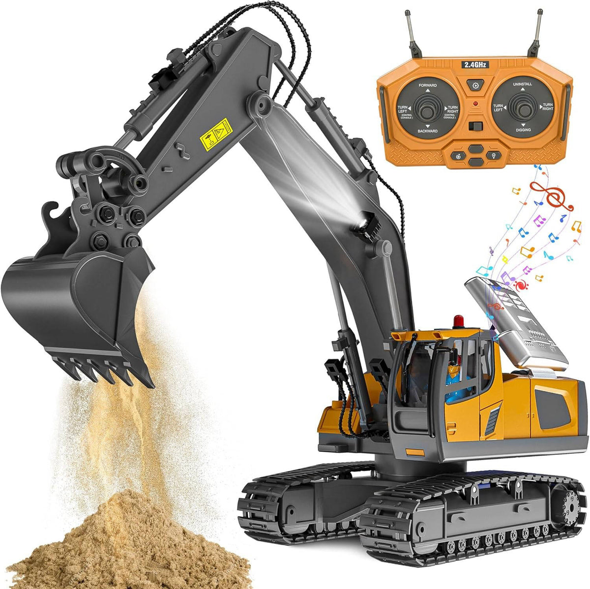Thermabuild | 4WD Remote Control Excavator Bulldozer Dump