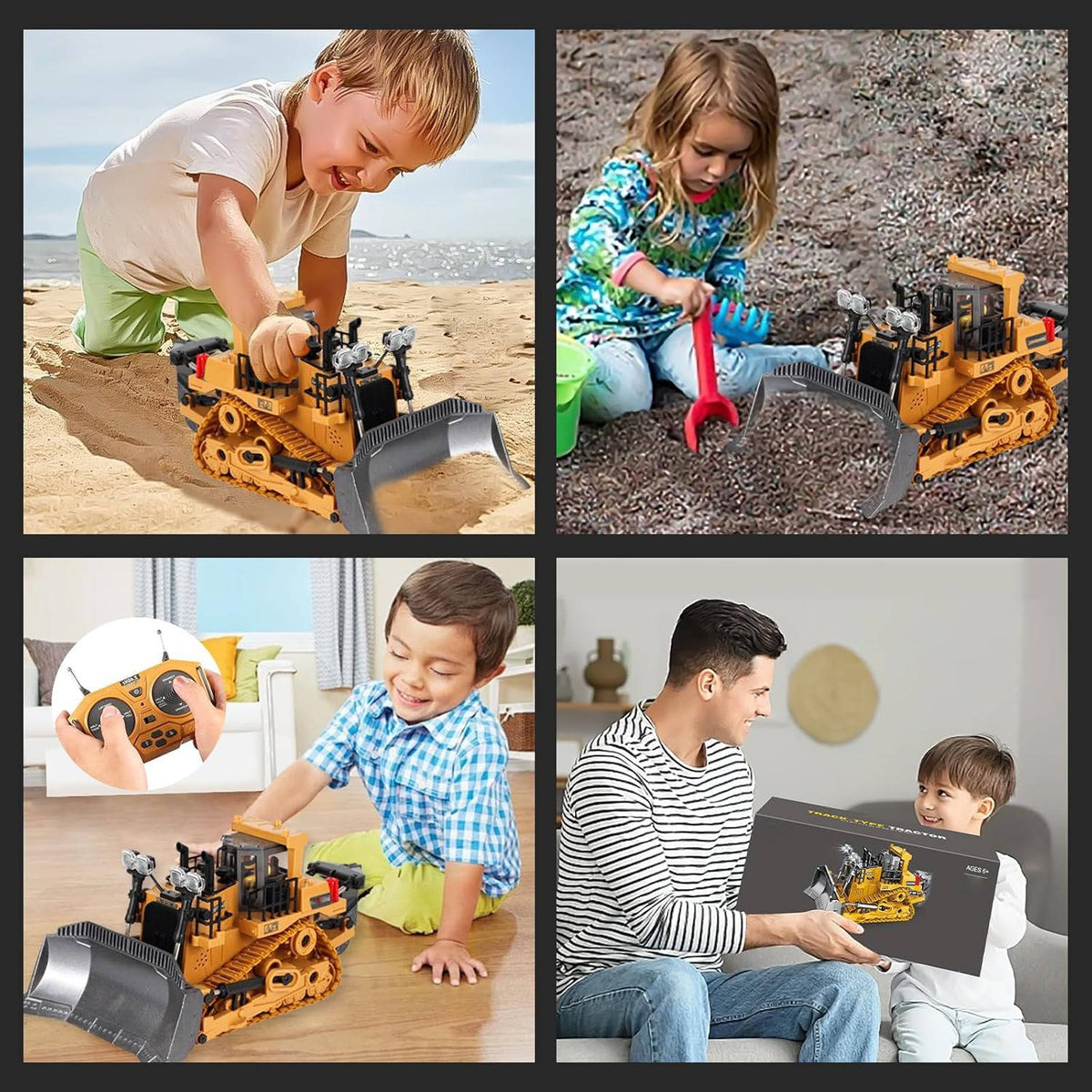 Thermabuild | 4WD Remote Control Excavator Bulldozer Dump