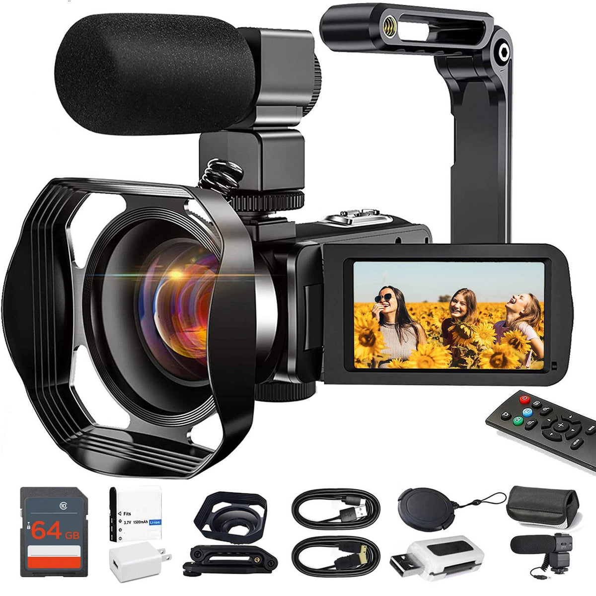 Thermabuild | 4K Video Camera Camcorder YouTube Vlogging WiFi 48MP Camera