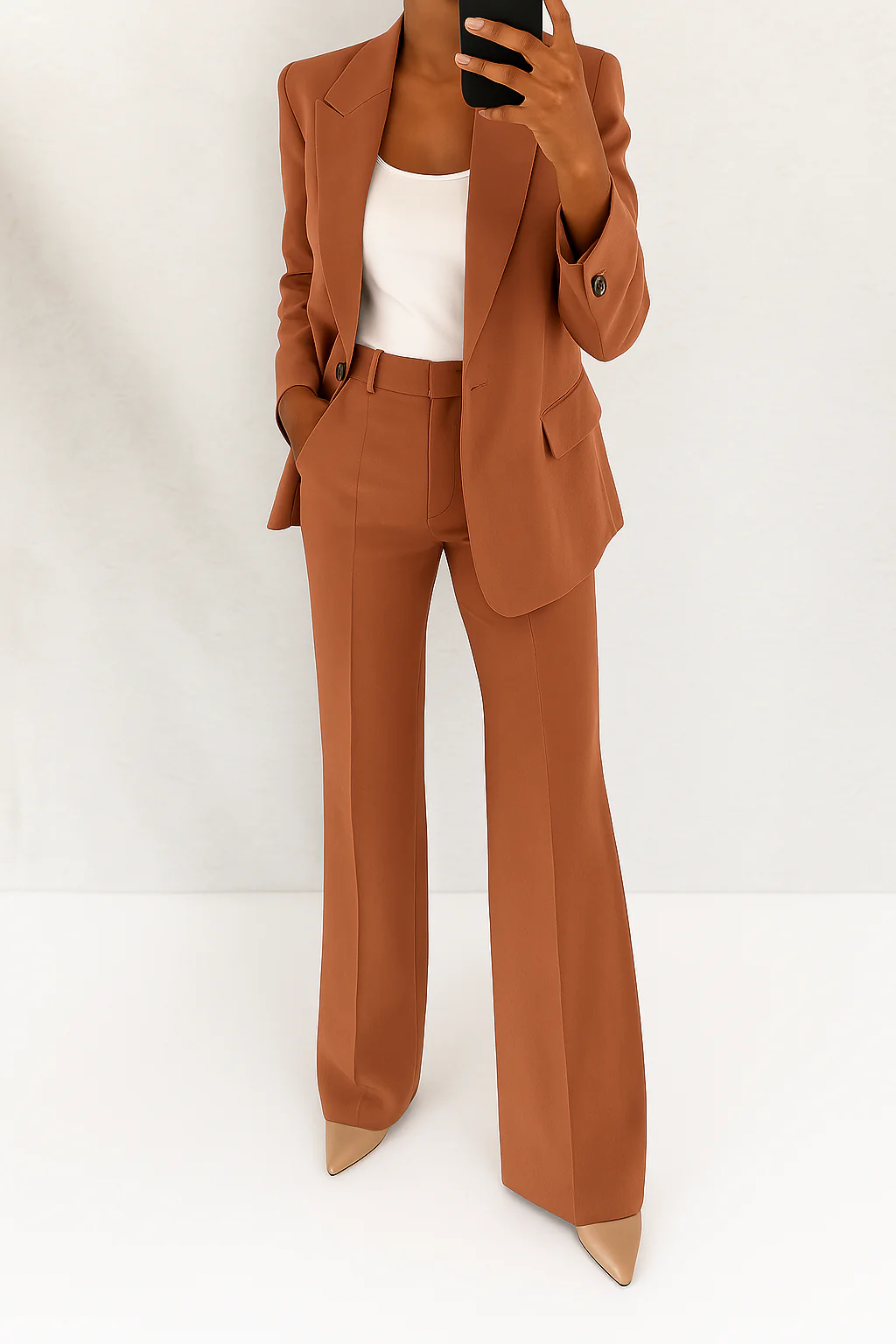 Thermabuild | Women's Long-Sleeve Blazer & Trousers Two-Piece Suit