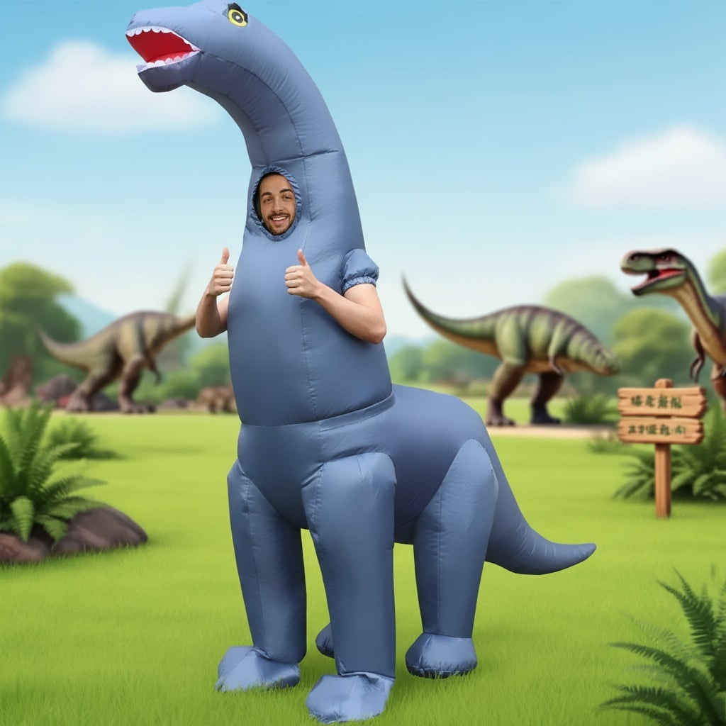 Thermabuild | Inflatable Dinosaur Costume Suit and Halloween Party
