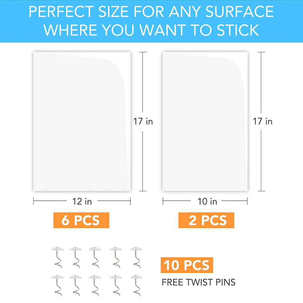 Thermabuild | 8PC Cat Scratch Furniture Protector Guards Anti-Scratch Couch Protector Pads