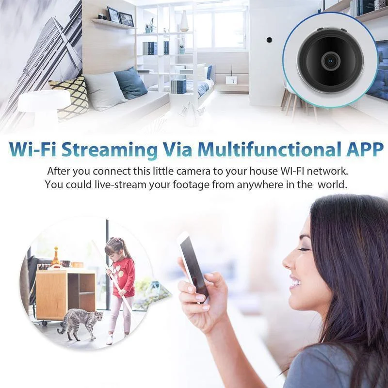 Thermabuild | 1080p Magnetic WiFi Mini Camera