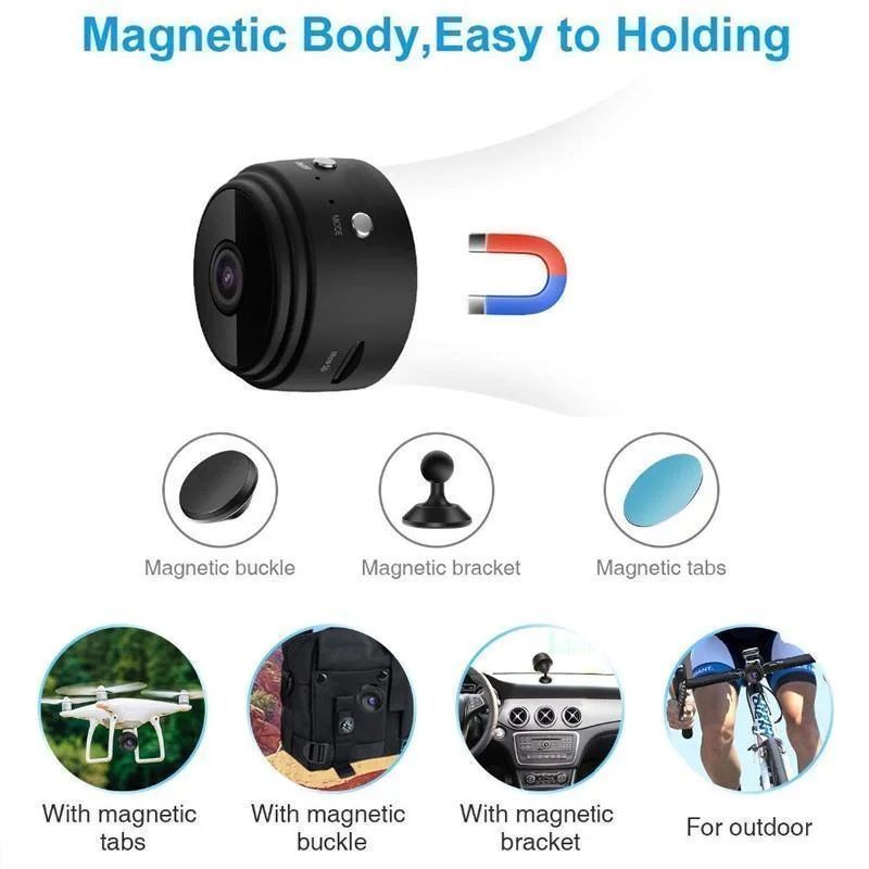 Thermabuild | 1080p Magnetic WiFi Mini Camera