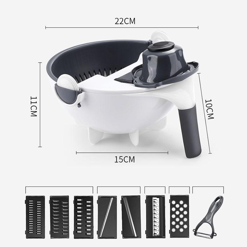 Thermabuild | 7-in-1 chopper and vegetable slicer