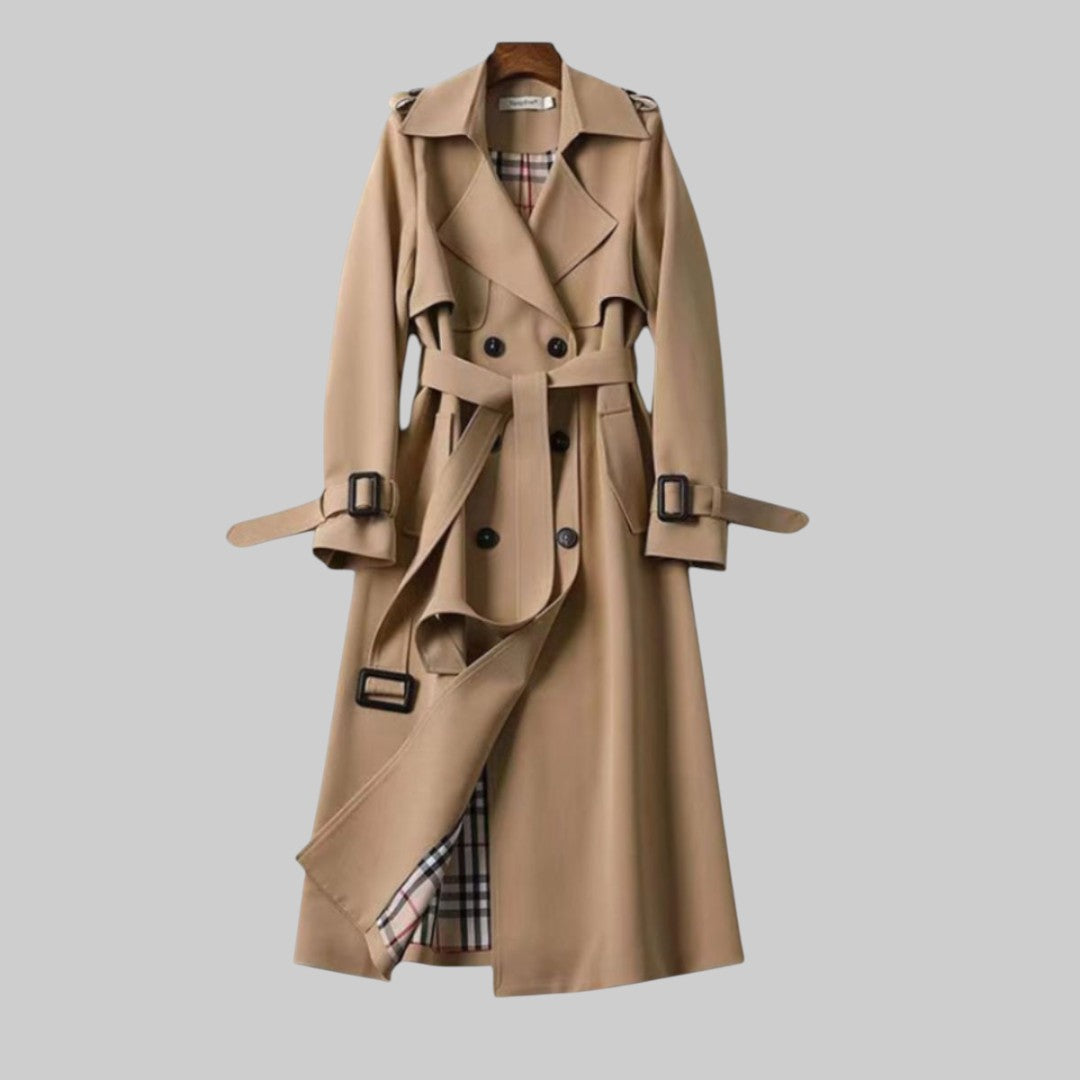 Thermabuild | Women's Belted Double-Breasted Trench Coat