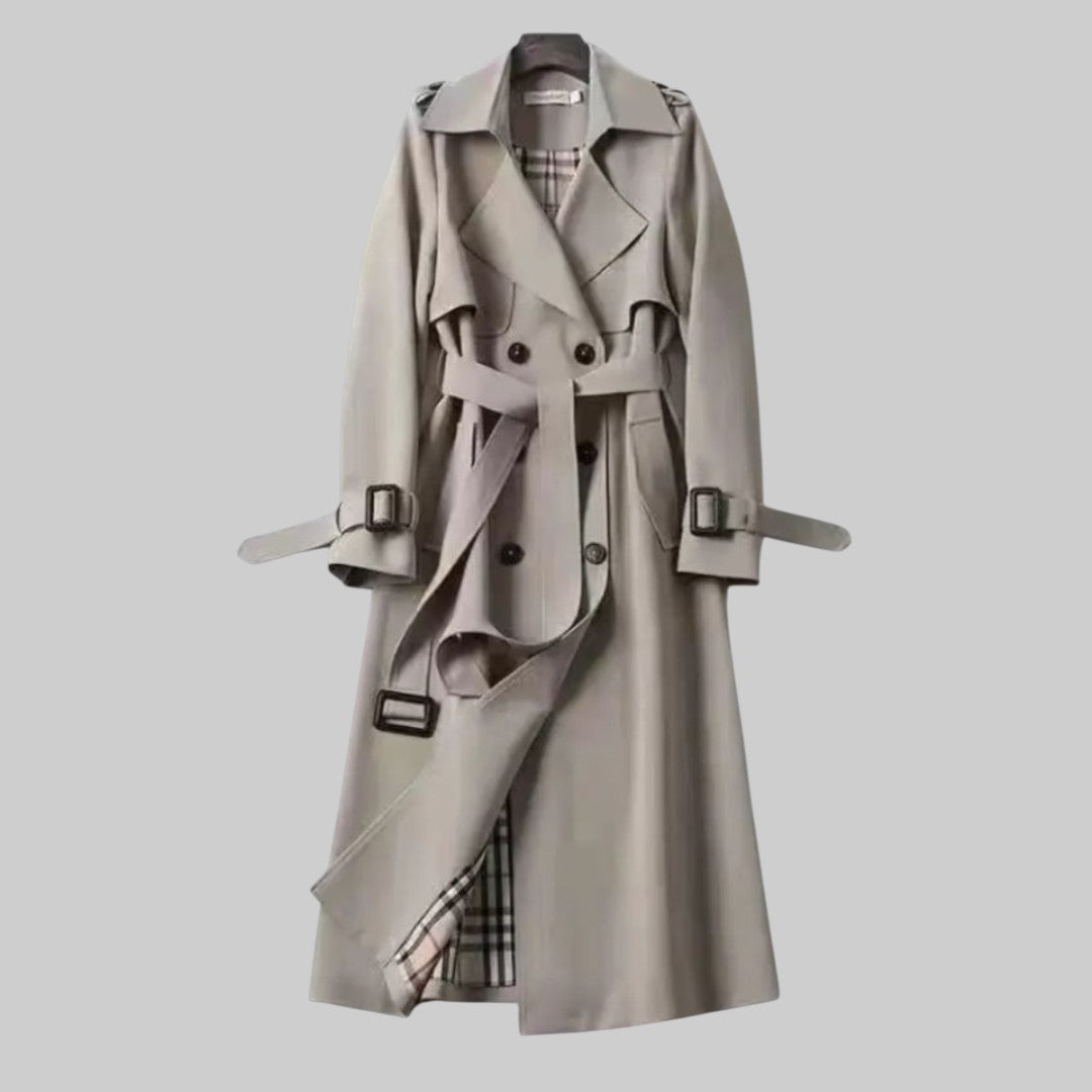 Thermabuild | Women's Belted Double-Breasted Trench Coat