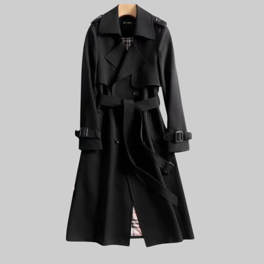 Thermabuild | Women's Belted Double-Breasted Trench Coat