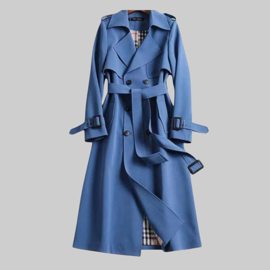 Thermabuild | Women's Belted Double-Breasted Trench Coat