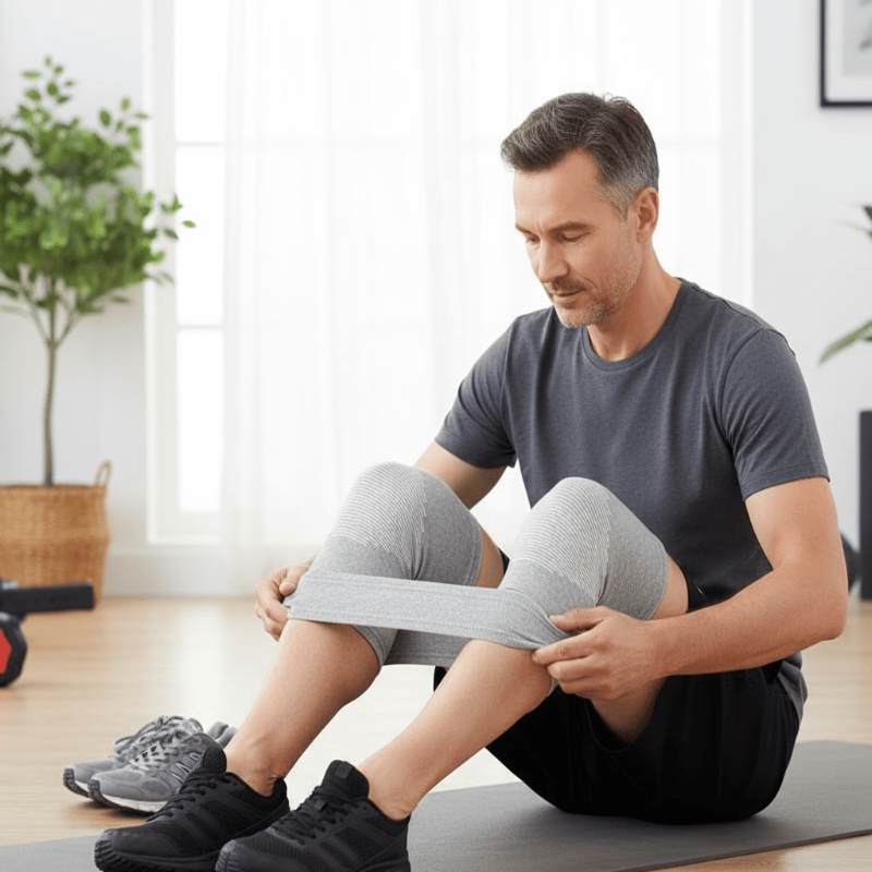 Thermabuild | Adjustable Knee Support Brace for Pain Relief & Joint Stability